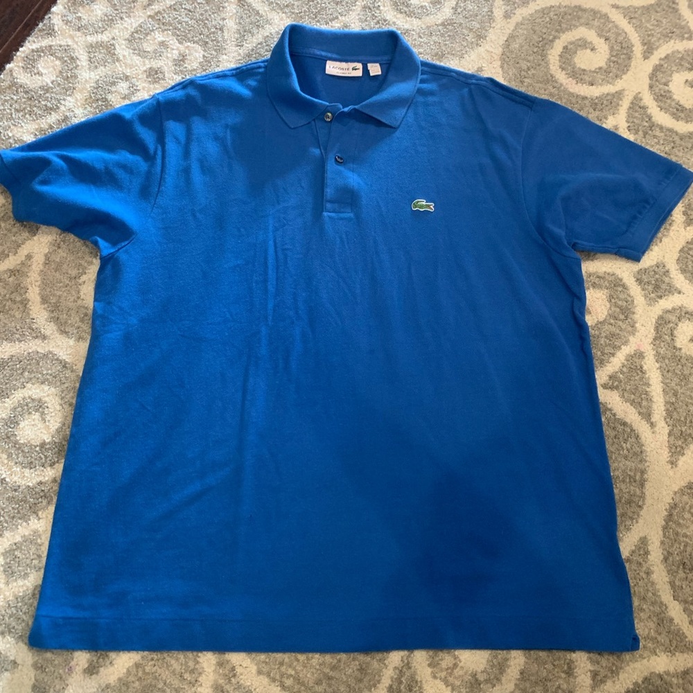 Blue Lacoste Shirt
